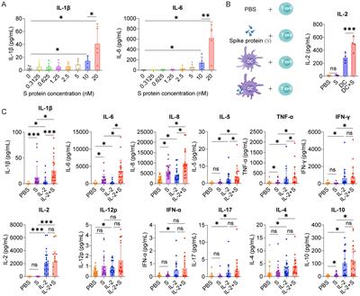 SARS-CoV-2 spike protein induces the cytokine release syndrome by stimulating T cells to produce more IL-2